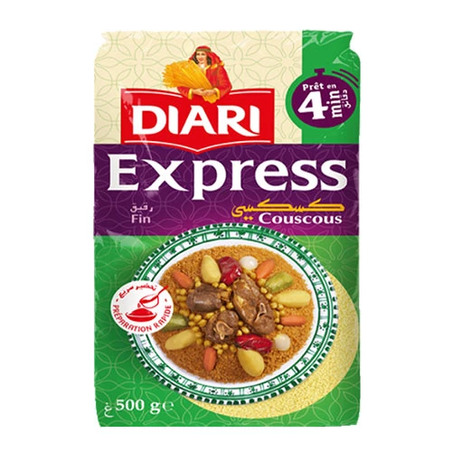 livraison Couscous fin express DIARI 500g كسكس دياري اكسبريس جيد 500 جرام courses en ligne Gabes Tunisie supermarché vente epicerie en ligne Couscous DIARI Gabes
