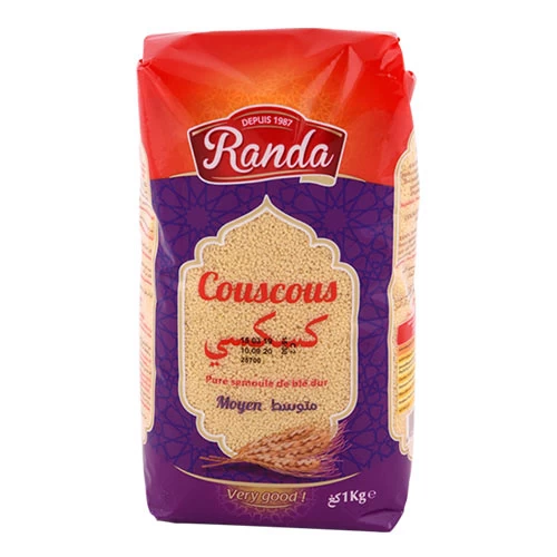 Couscous RANDA moyen 1kg كسكسي رندة متوسط 1كغ courses en ligne Gabes Tunisie supermarché vente epicerie en ligne Couscous RANDA moyen Gabes Tunisie