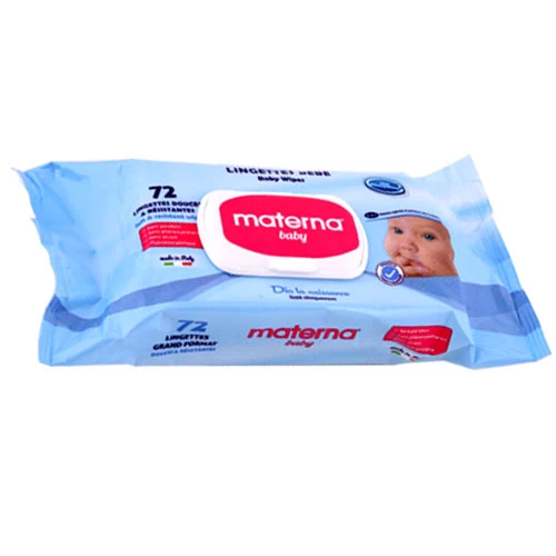 Lingettes bébé MATERNA 72 pièces مناديل مبللة للأطفال 72 قطعة ماتيرنا courses en ligne Gabes Tunisie supermarché vente epicerie en ligne livraison articles hygiène bébé Lingettes 