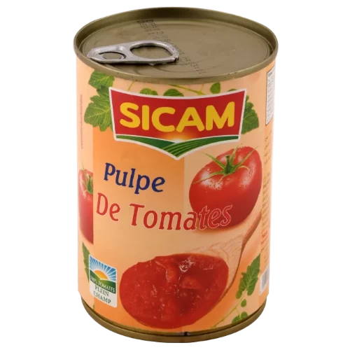 livraison gabes Pulpe tomate fine SICAM 400Gr لب طماطم سيكام 400غ epicerie en ligne gabes