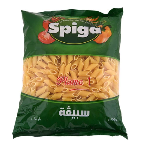Pâte plume N°1 SPIGA 500Gr مقرونة بلومة رقم 1 500 غرام سبيقا Courses en ligne Gabes Tunisie supermarché en ligne Gabes Tunisie vente en ligne Gabes Tunisie